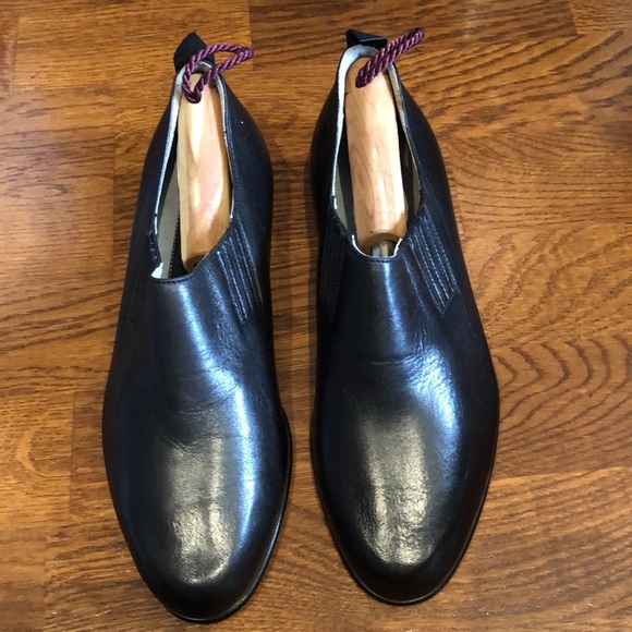 Charles Jourdan Monsieur Black Slip- On Loafer - Picture 6 of 6